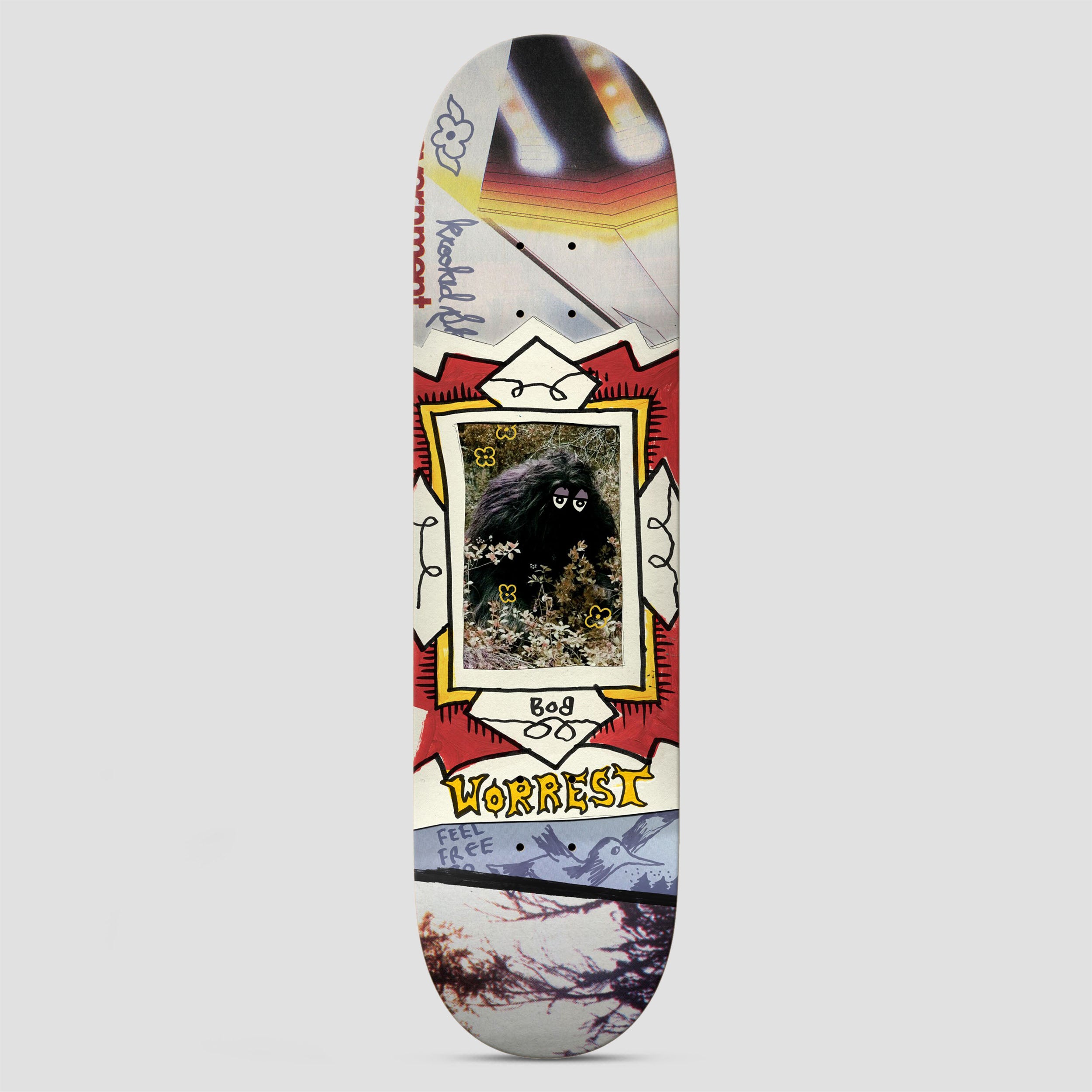Krooked 8.75 Worrest Big Foot Twin Tail Skateboard Deck – Slam