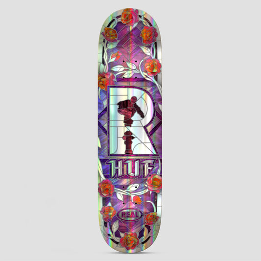 Real 8.25 HUF Holographic Cathedral Skateboard Deck