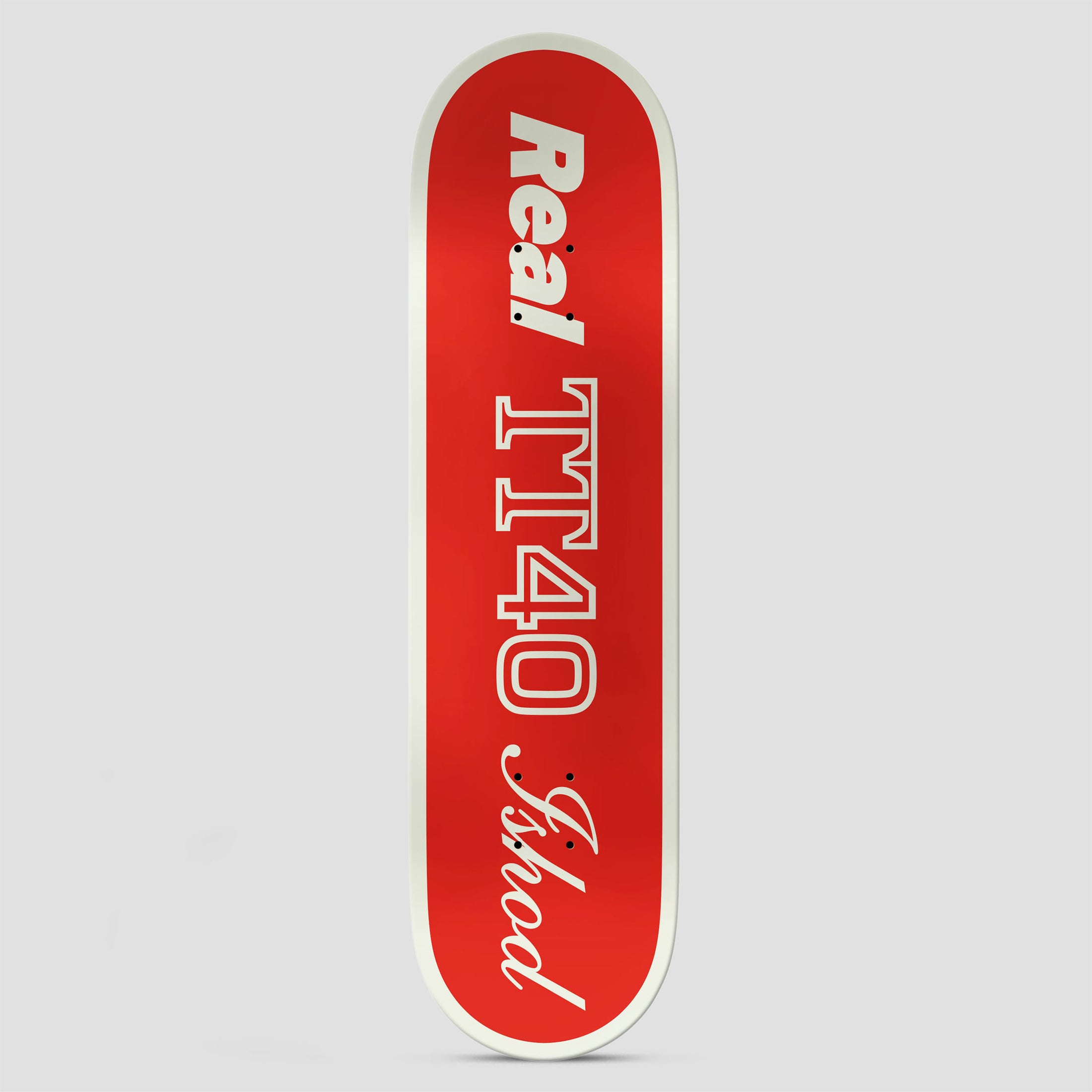 Real 8.5 Ishod Shape Code Twin Tail Red Skateboard Deck