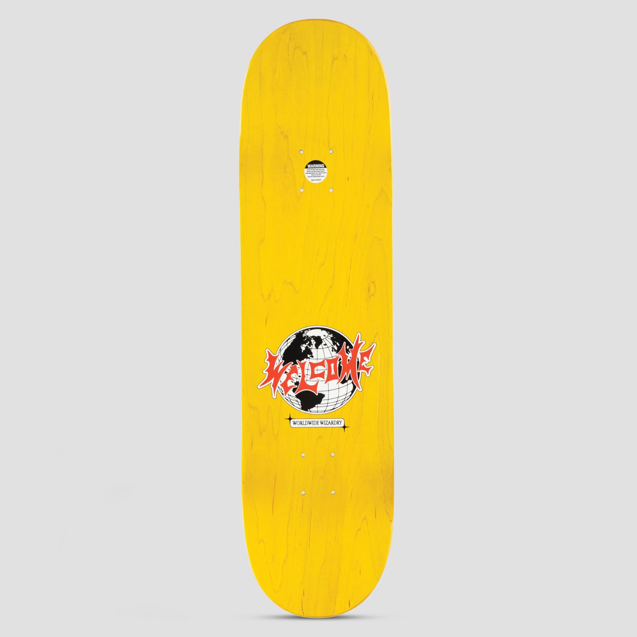 Welcome 8.25 Mace Skateboard Deck Black