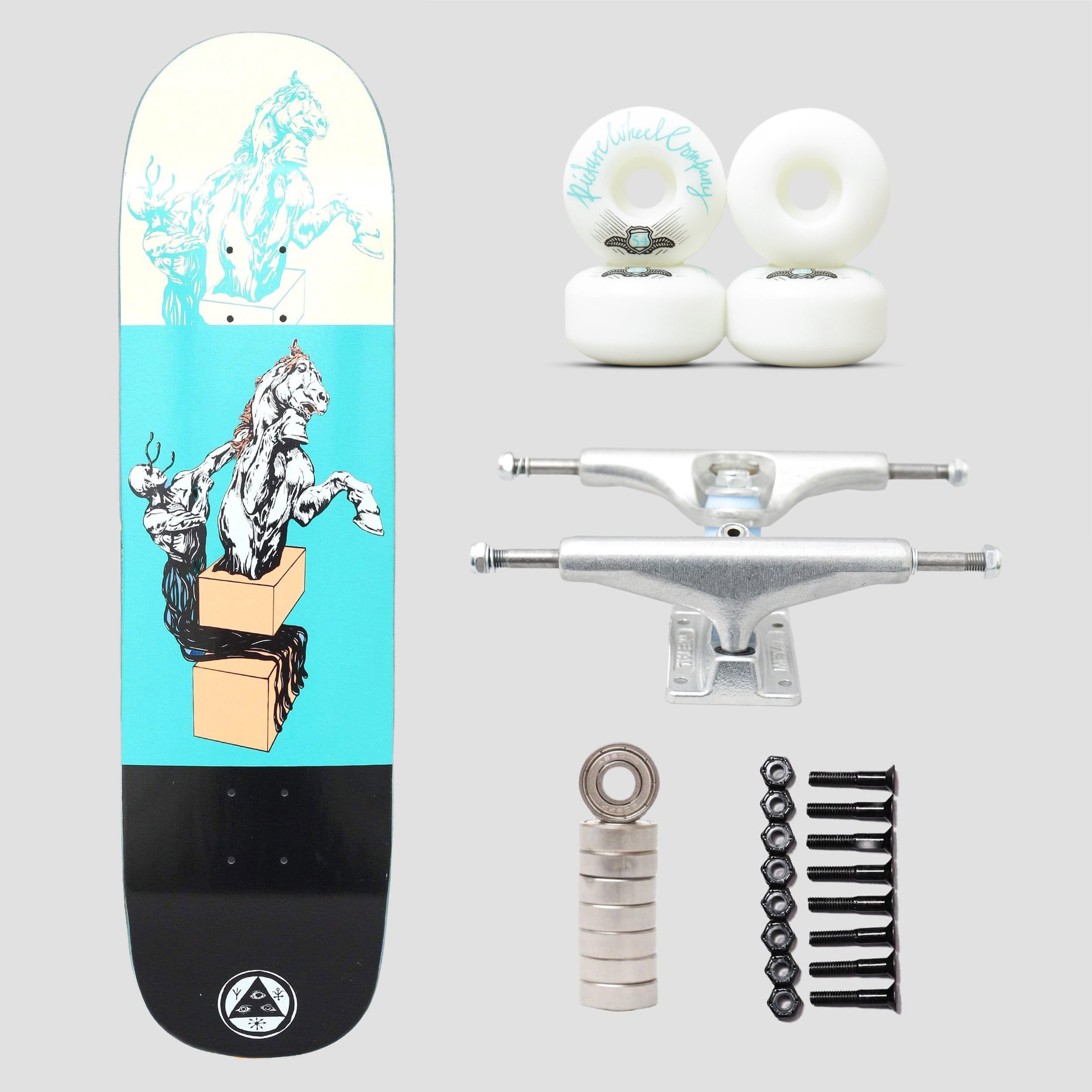 Welcome 8.5 Hierophant On Big Bunyip Skateboard Complete Bundle