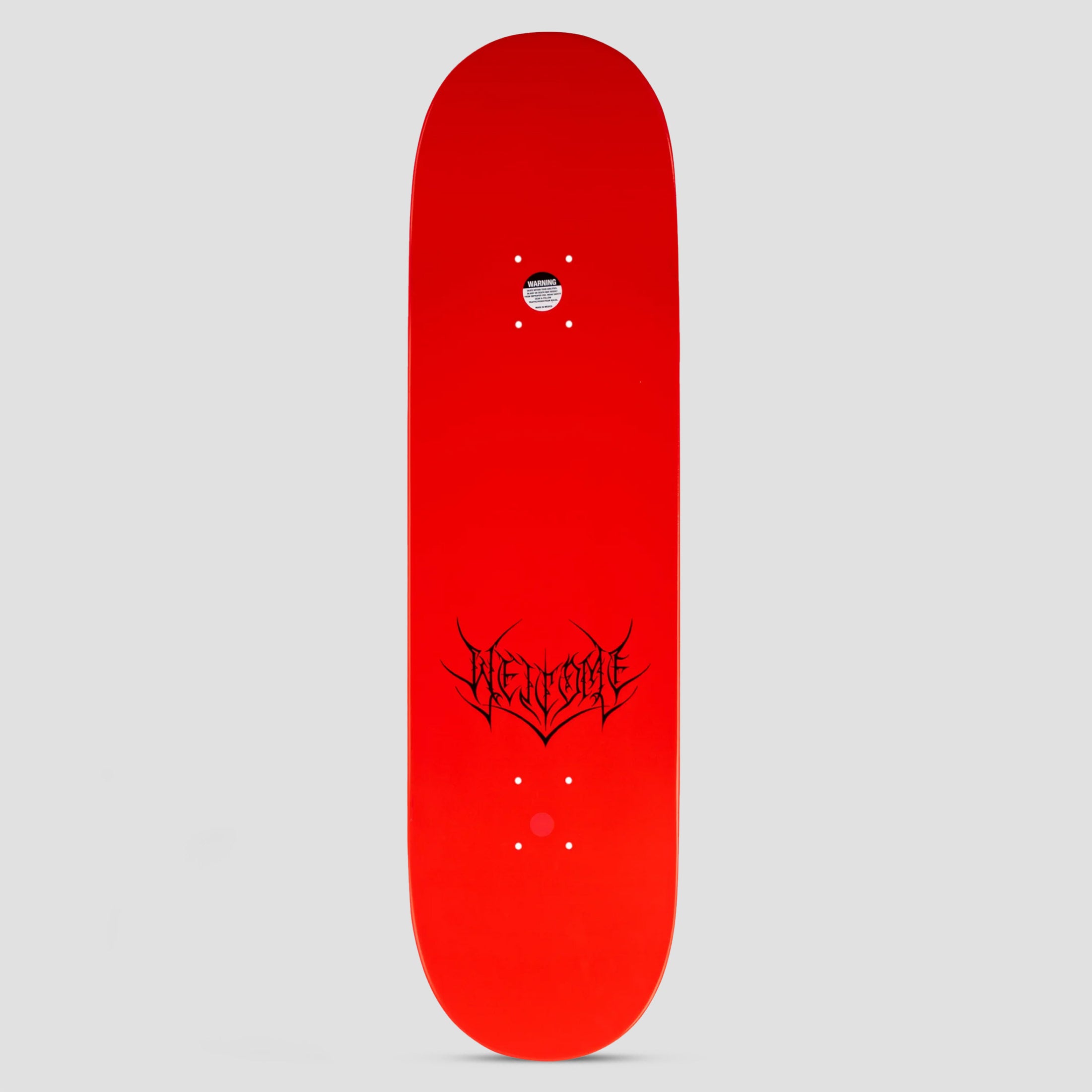 Welcome 8.75 Depths on Popsicle Skateboard Deck Red Dip