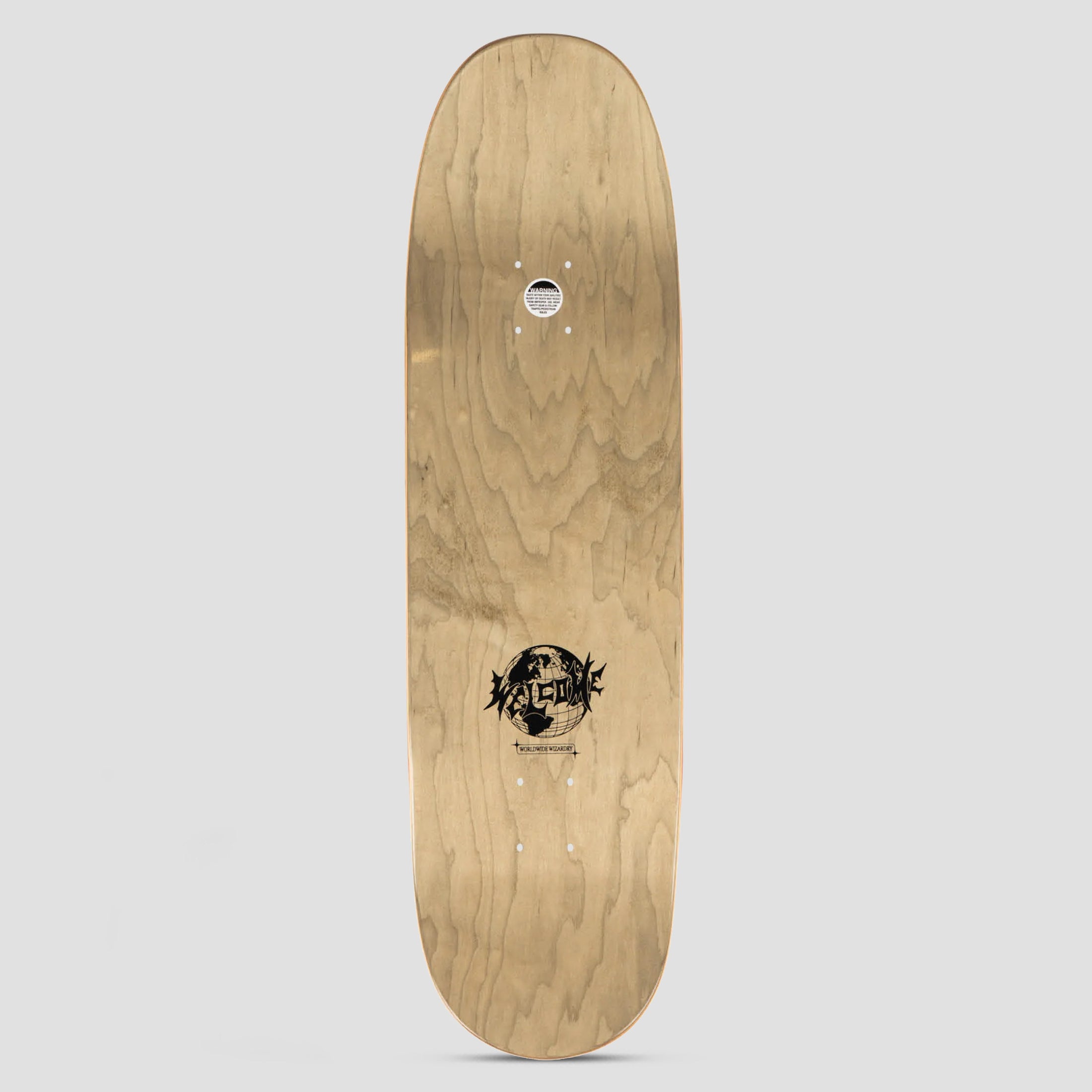 Welcome 8.75 Flail Ryan Reyes Highlighter Skateboard Deck Lime / Red