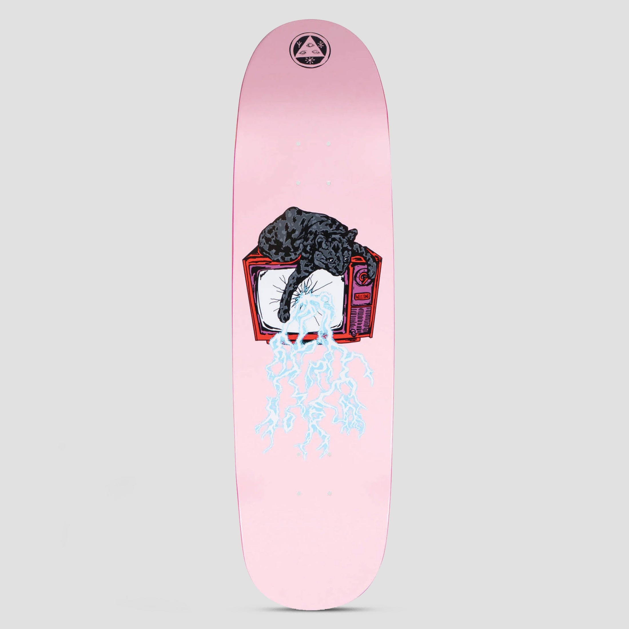Welcome 8.8 Static Nora Skateboard Deck Pink