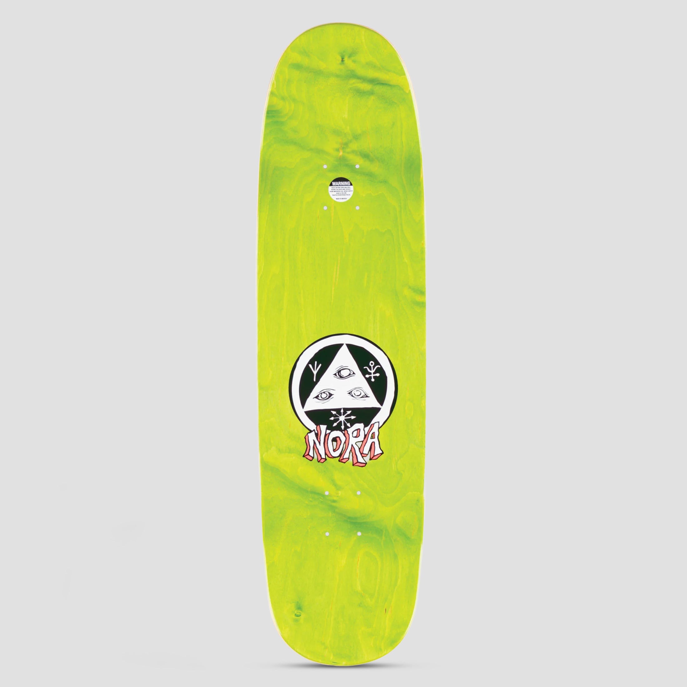 Welcome 8.8 Teddy Nora Skateboard Deck Teal / Purple Gradient Stain