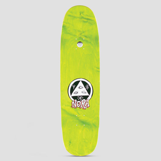 Welcome 8.8 Teddy Nora Skateboard Deck Teal / Purple Gradient Stain