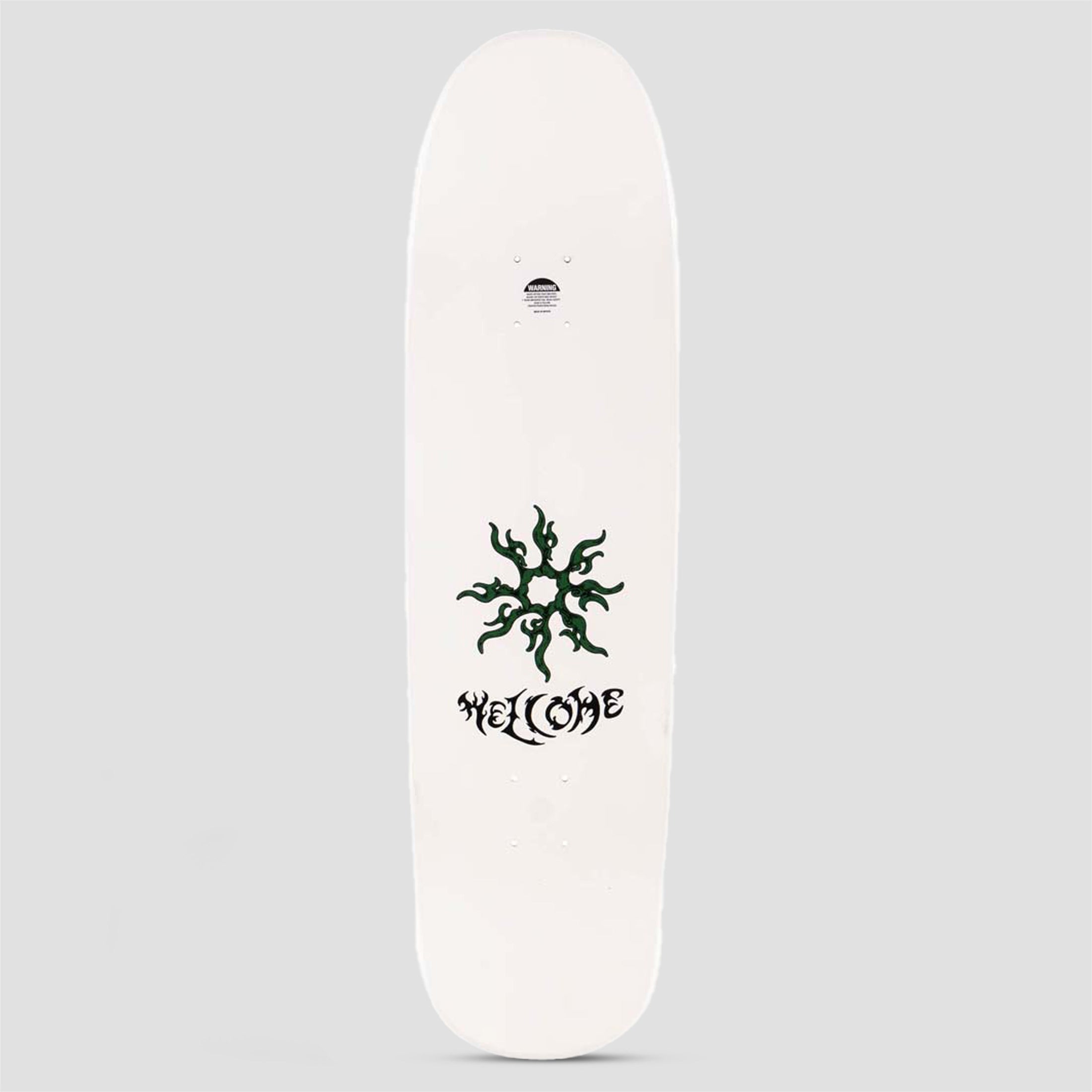 Welcome 9.0 Jake Yanko Swamp Fight on Panther Shape Skateboard Deck Black