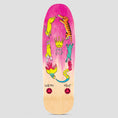 Load image into Gallery viewer, Welcome 9.6 Animal Kingdom Chris Miller Skateboard Deck Pink / Natural Stain
