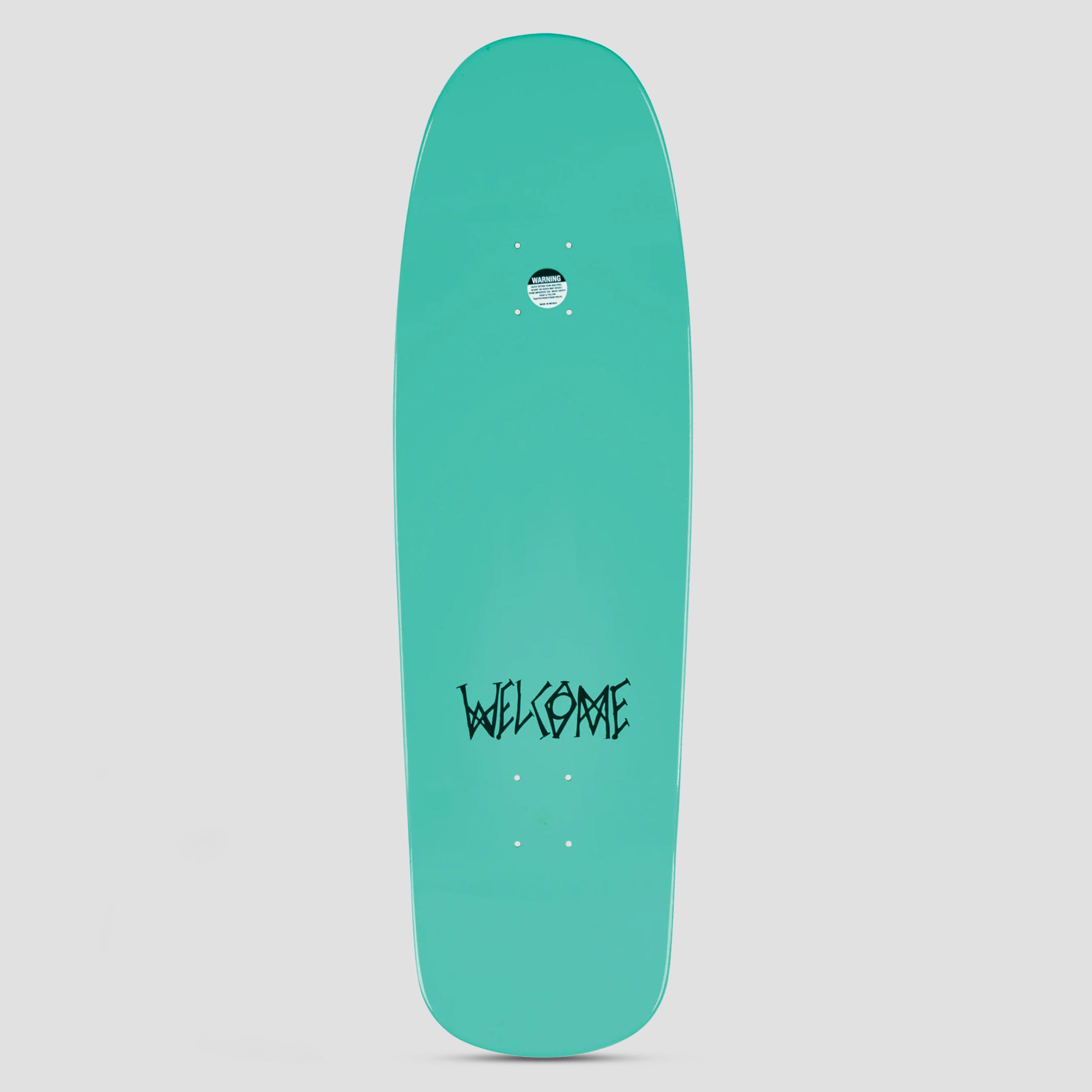 Welcome 9.75 Sloth Slappy Slap Skateboard Deck Teal Dip