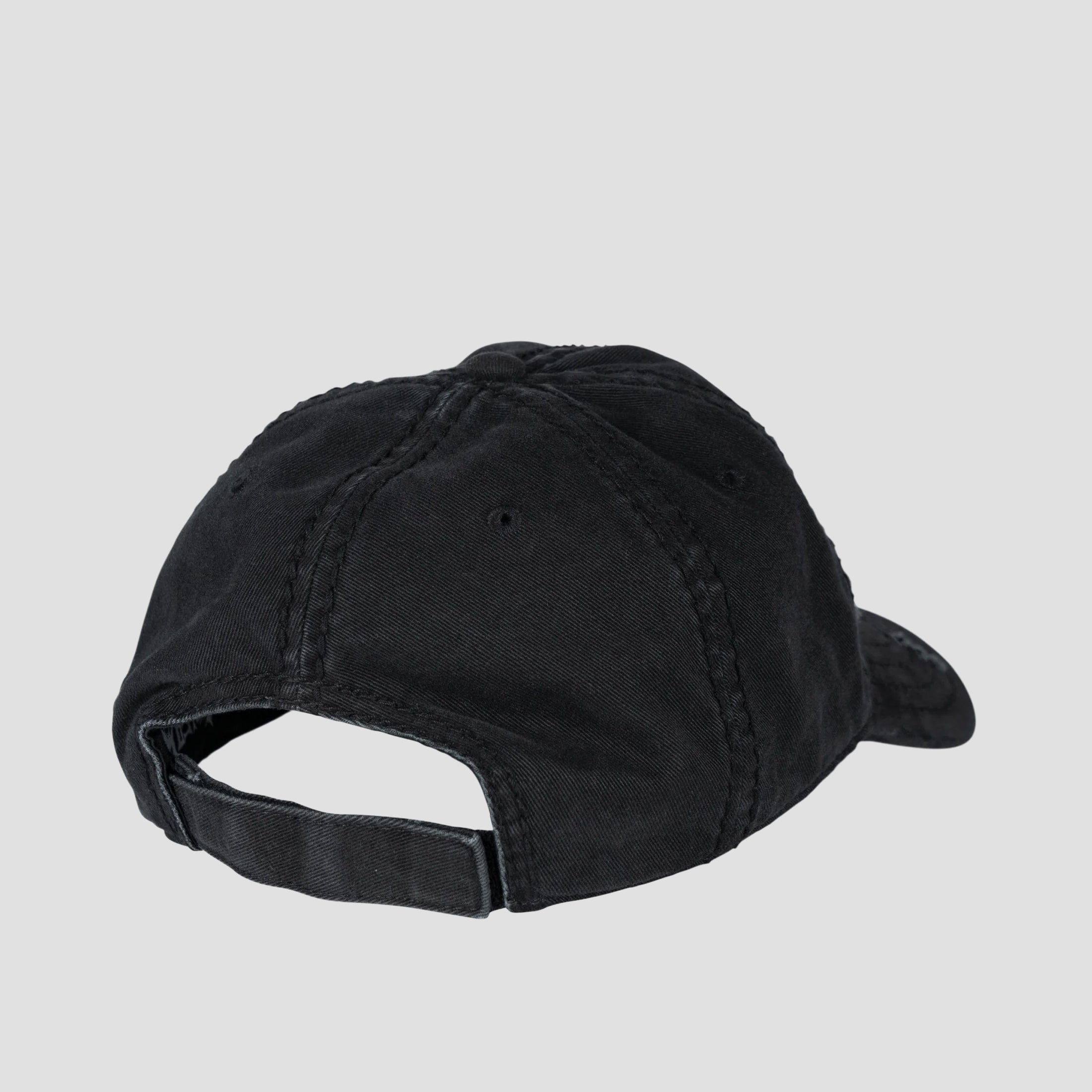 Welcome Distressed Vamp Cap Black