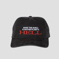 Load image into Gallery viewer, Welcome Hell Hat Vintage Black
