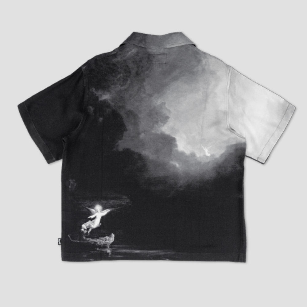 Welcome Hope Rayon Shirt Black