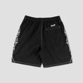 Load image into Gallery viewer, Welcome Horde Contrast-Stitch Nylon Short Black
