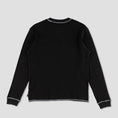 Load image into Gallery viewer, Welcome Scan Contrast Stitch Thermal Longsleeve T-Shirt Black
