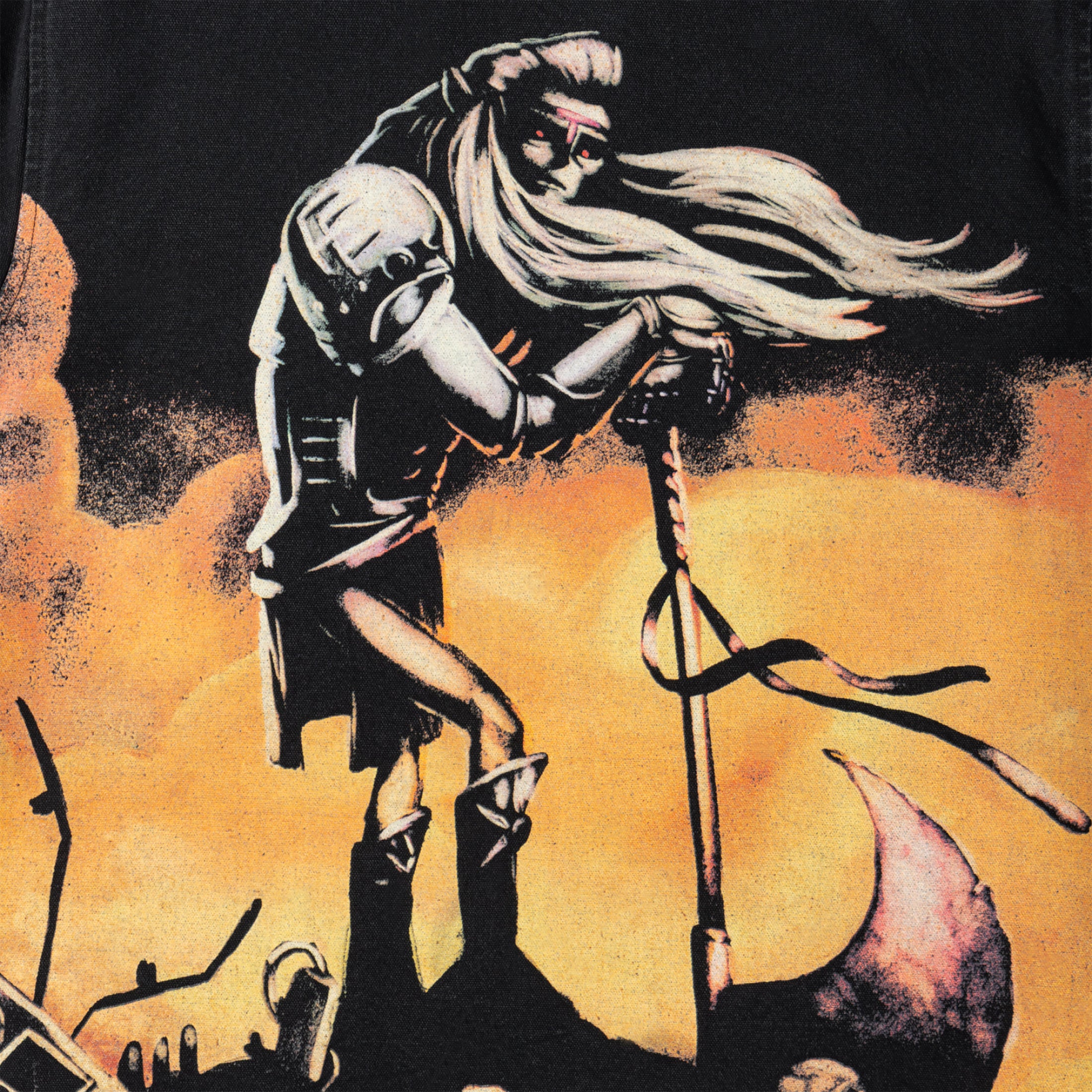 Welcome X Adventure Time Billy Canvas Zip Jacket Black