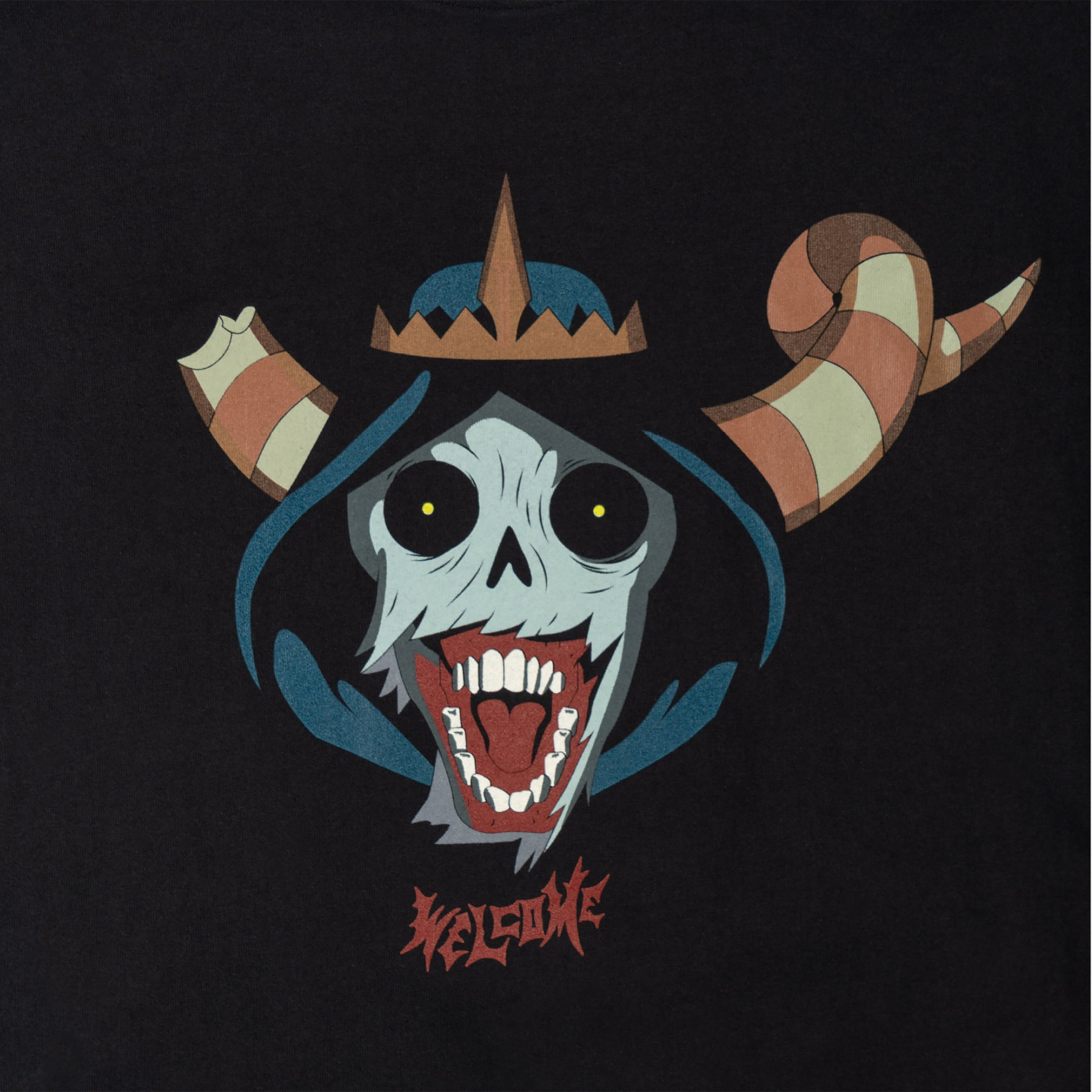 Welcome X Adventure Time The Lich T-Shirt Black
