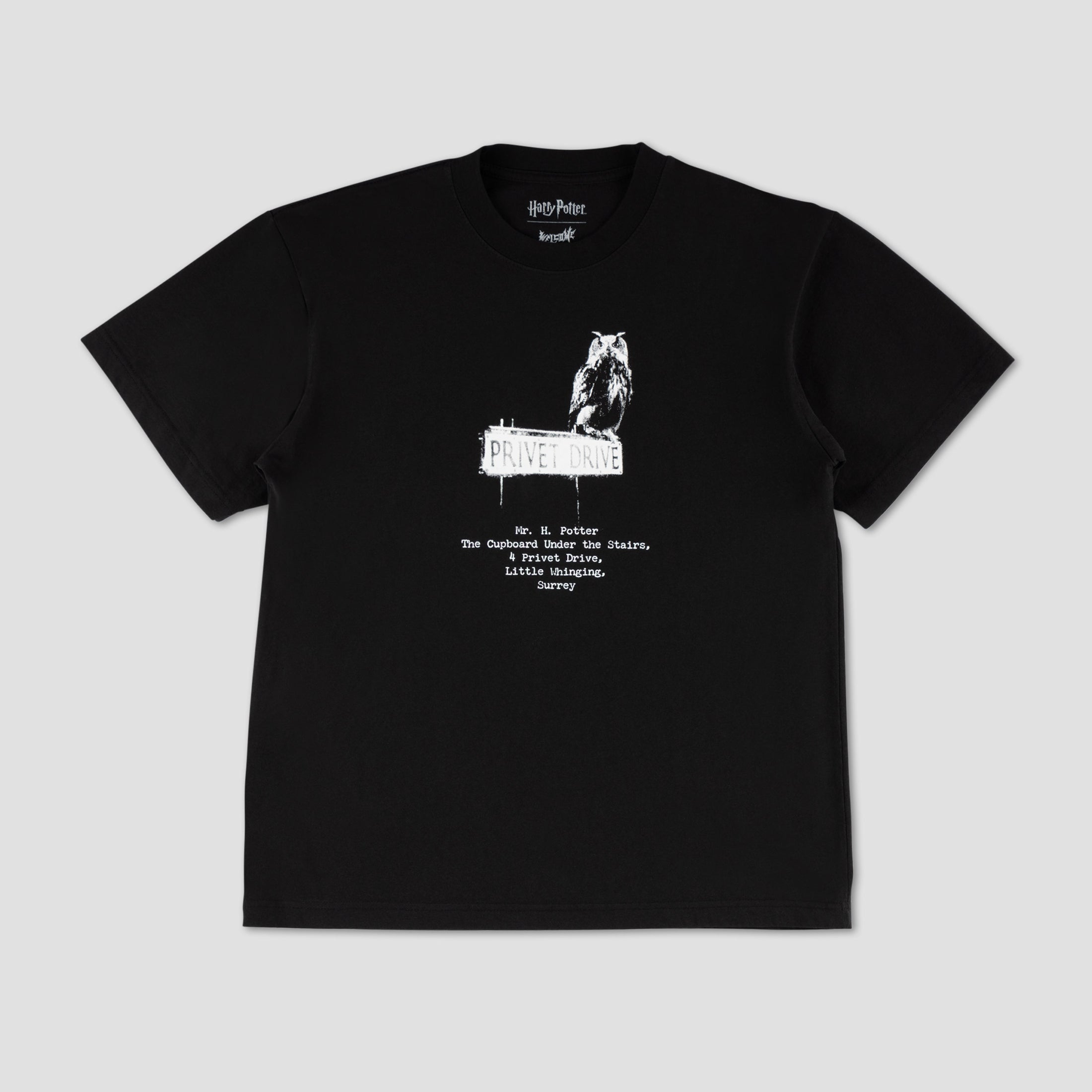 Welcome X Harry Potter Acceptance Boxy T-Shirt Black