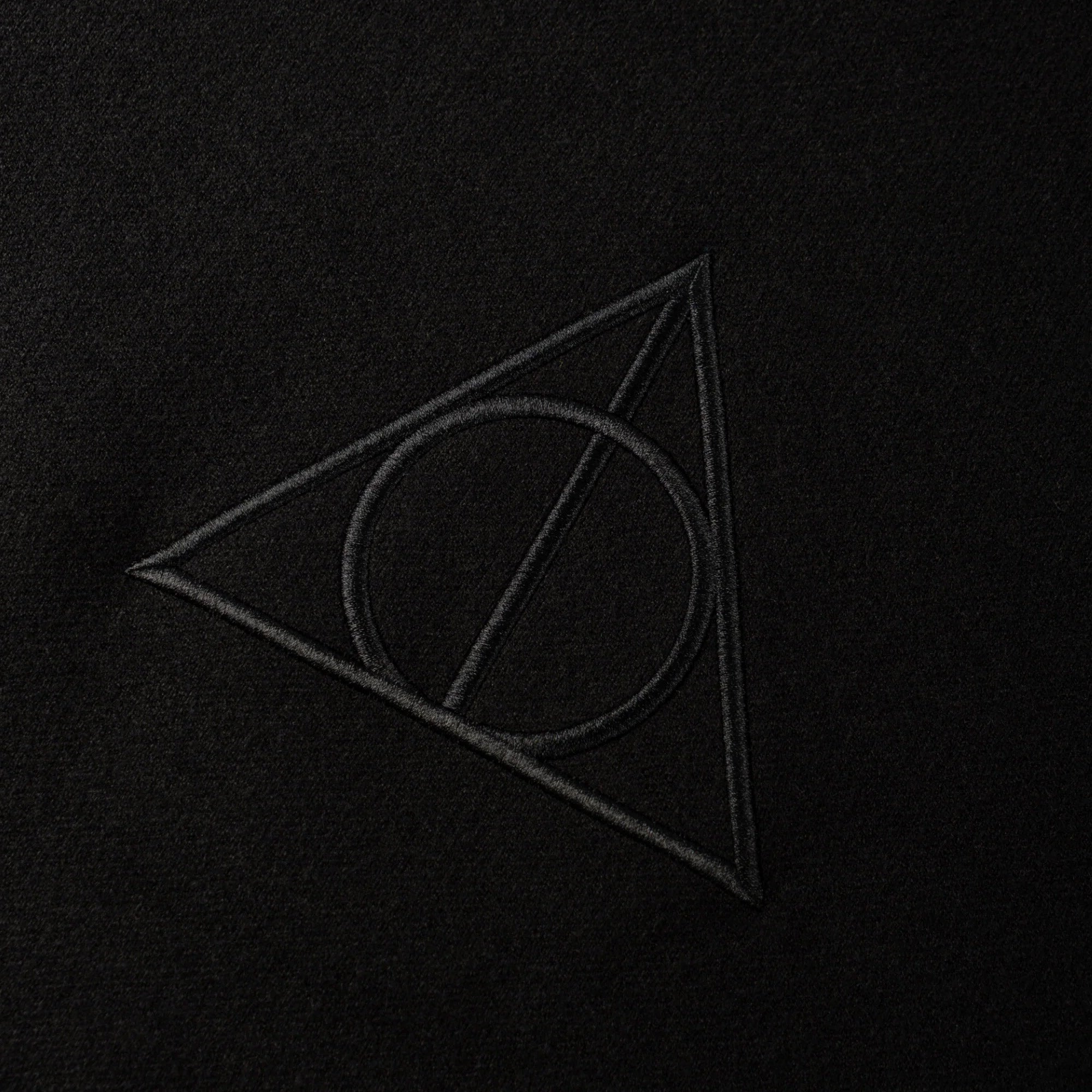 Welcome X Harry Potter Deathly Hallows Knit Sweater Black