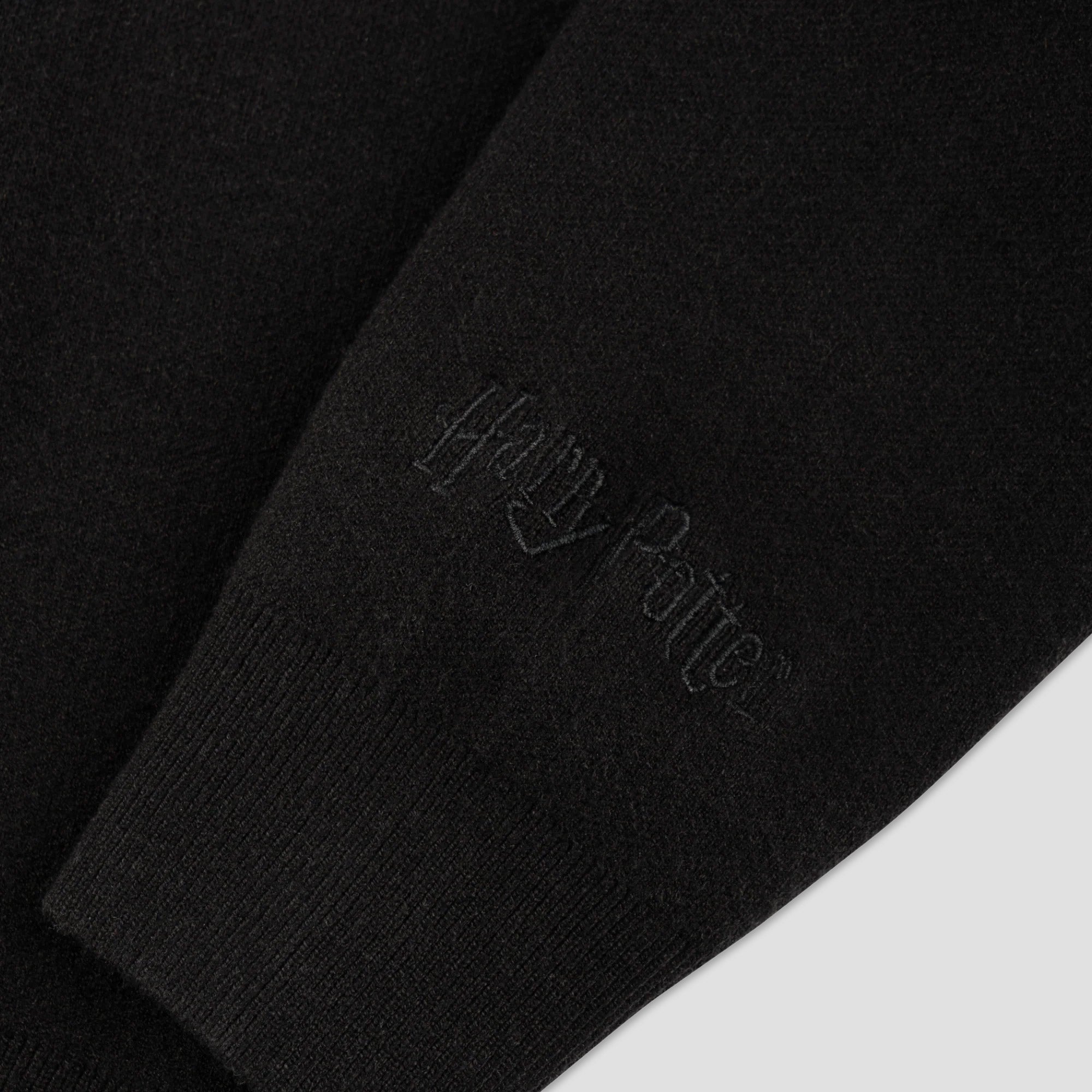 Welcome X Harry Potter Deathly Hallows Knit Sweater Black