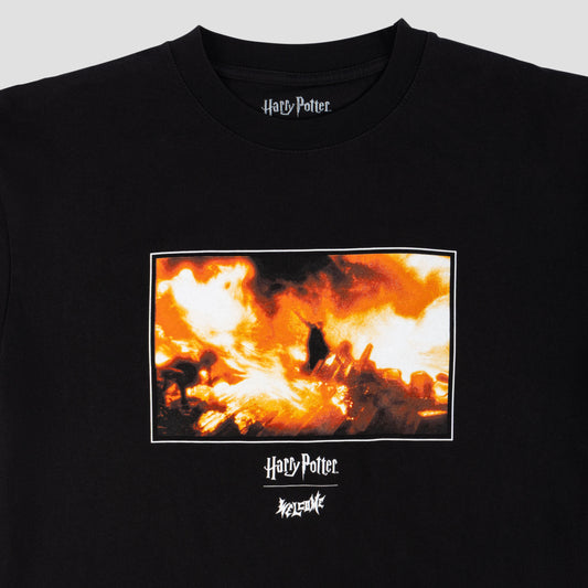 Welcome X Harry Potter Dumbledore Boxy T-Shirt Black