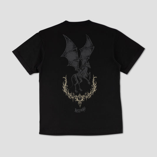 Welcome X Harry Potter Thestral Boxy T-Shirt Black