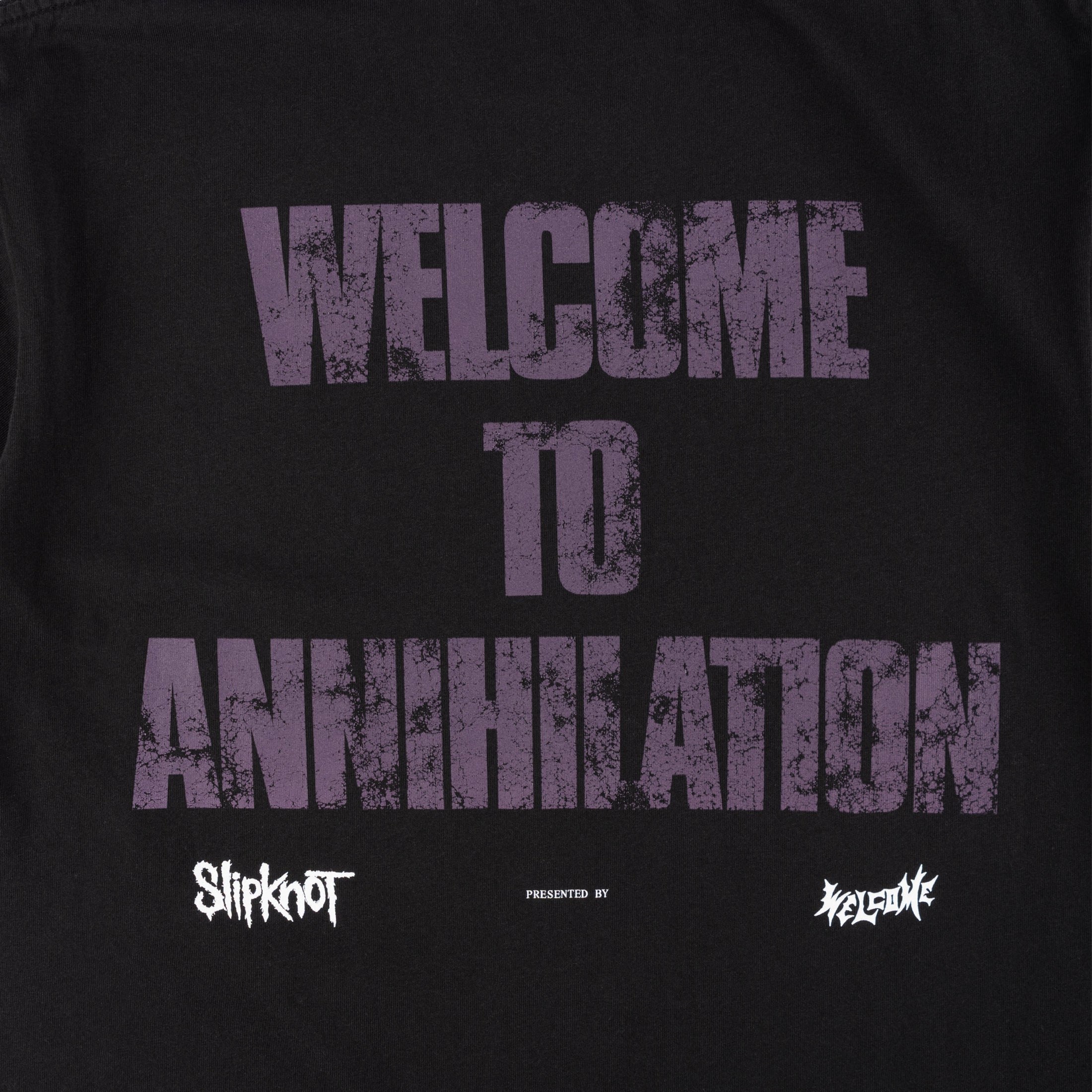 Welcome X Slipknot Annihilation T-Shirt Black