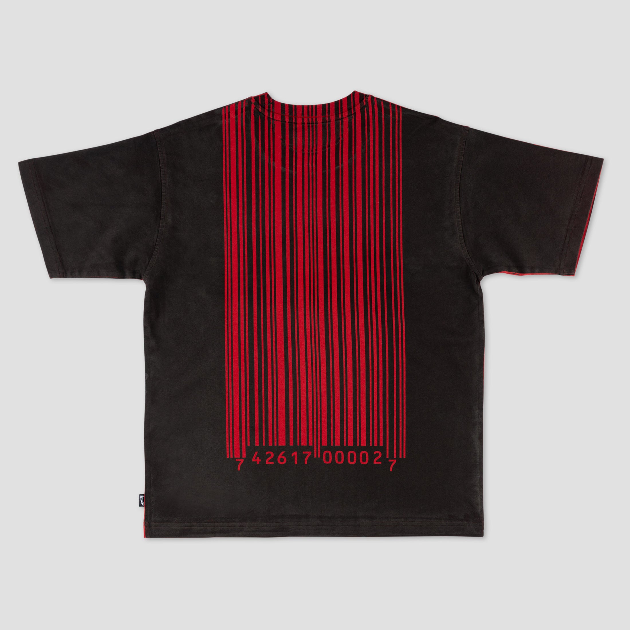 Welcome X Slipknot Barcode Overprint T-Shirt Black / Red