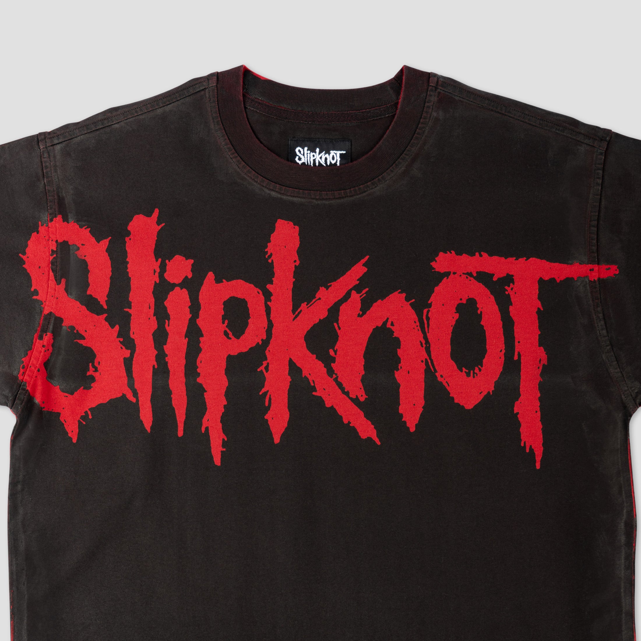 Welcome X Slipknot Barcode Overprint T-Shirt Black / Red