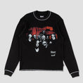 Load image into Gallery viewer, Welcome X Slipknot Mask Contrast Stitch Thermal Longsleeve T-Shirt Black / White
