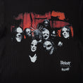 Load image into Gallery viewer, Welcome X Slipknot Mask Contrast Stitch Thermal Longsleeve T-Shirt Black / White
