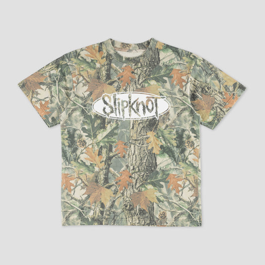 Welcome X Slipknot Oval Logo T-Shirt Camo