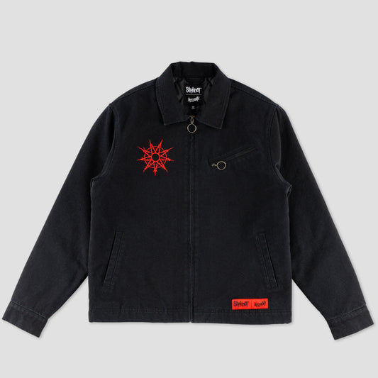Welcome X Slipknot Self-Titled Canvas Jacket Black