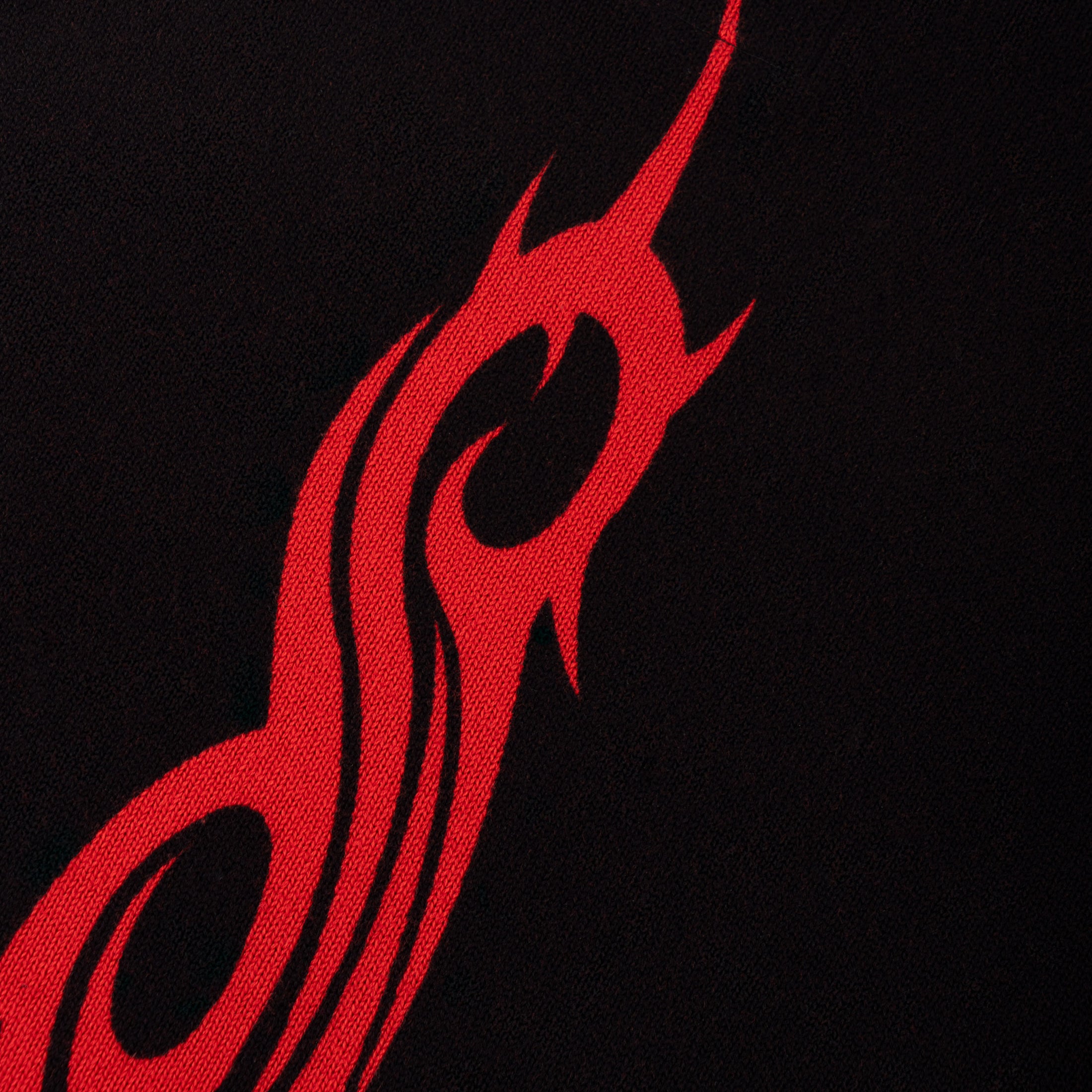 Welcome X Slipknot Slipknot Overprint Knit Sweater Black / Red