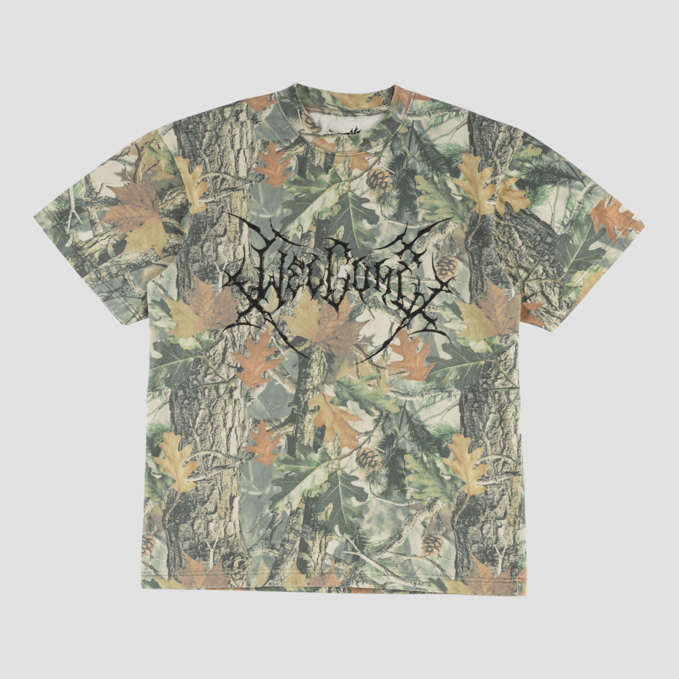 Welcome Antler Boxy T-Shirt Camo