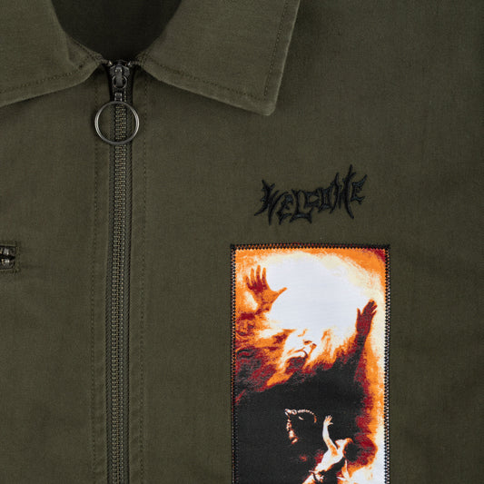 Welcome Smite Twill Work Shirt Forest
