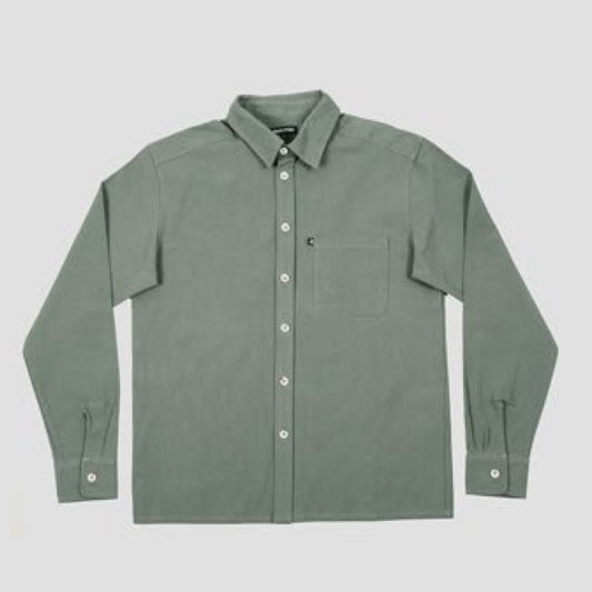 Passport Workers Longsleeve Shirt Moss