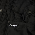 Load image into Gallery viewer, HUF Zig Zag Quilted Chore Jacket Black
