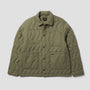HUF Zig Zag Quilted Chore Jacket Sage