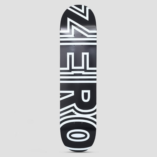 Zero 7.75 Bold Skateboard Deck Black / White