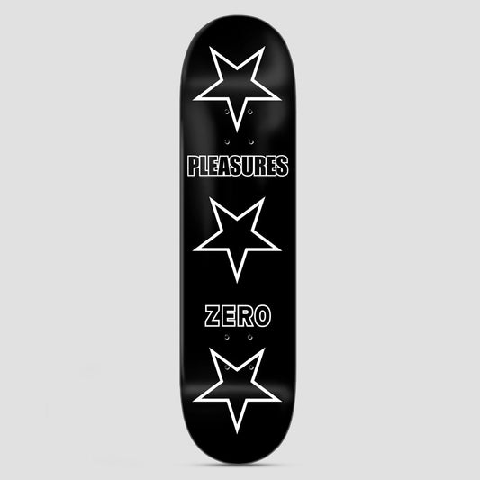 Zero 8.25 Pleasures Stars Skateboard Deck Black