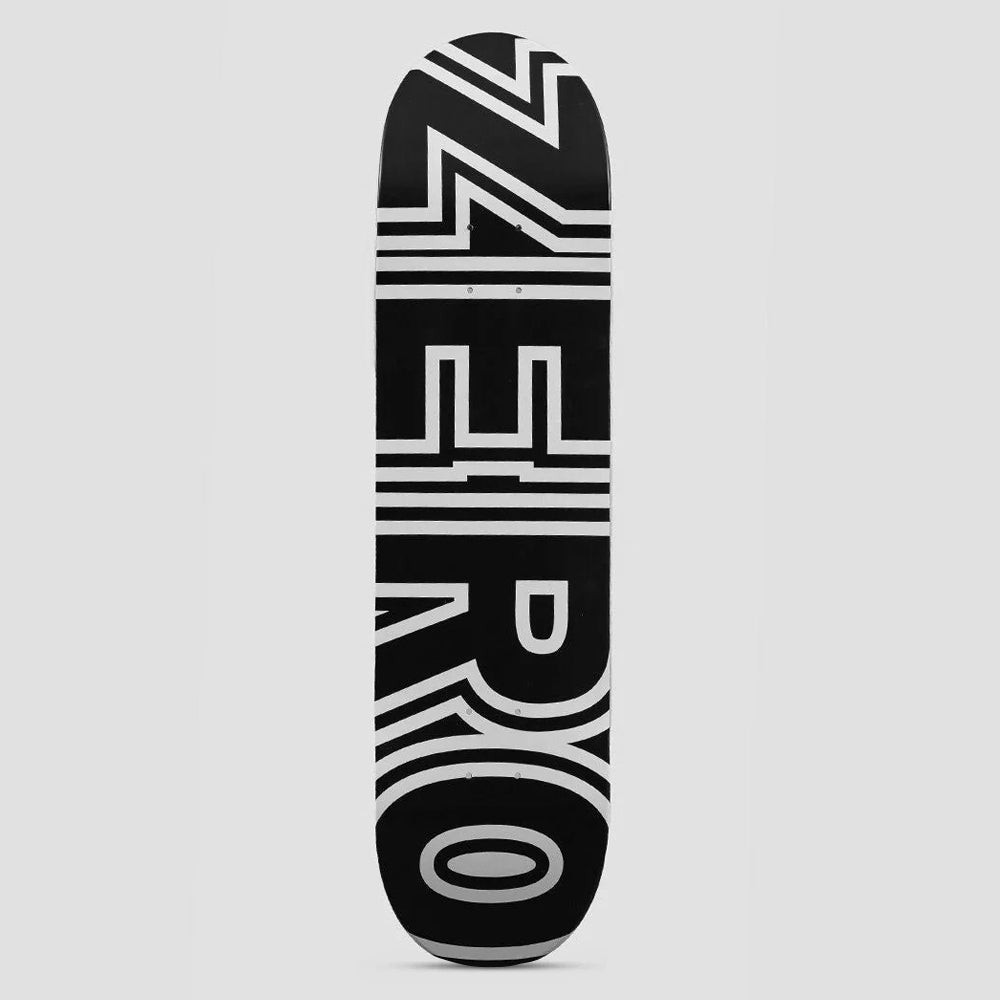 Zero 8.5 Bold Skateboard Deck Black / White