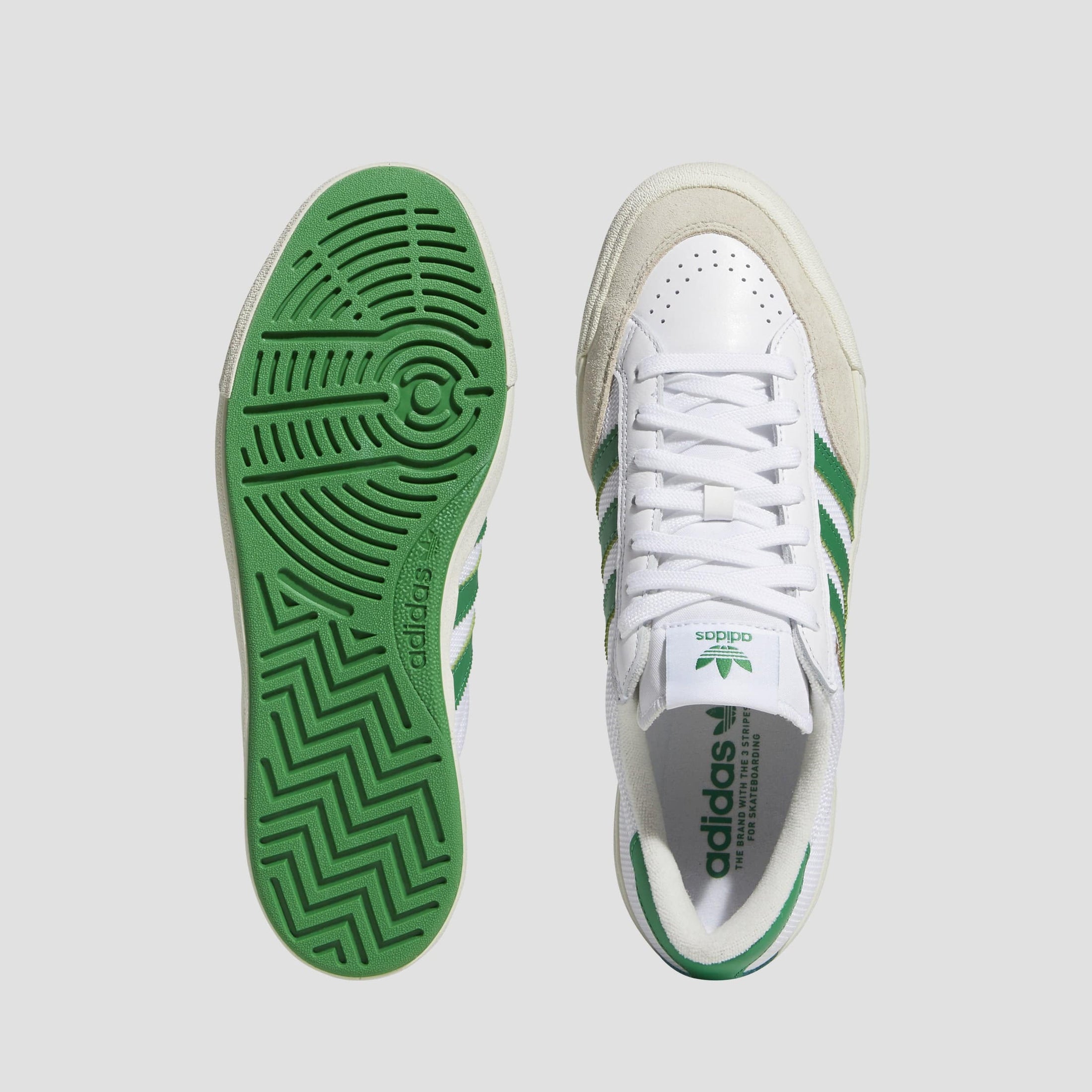 adidas Nora Skate Shoes Footwear White / Green / Footwear White