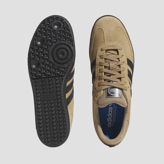 adidas Samba ADV Skate Shoes Cardboard / Core Black / Blue Bird