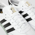 Load image into Gallery viewer, adidas Samba X Jason Dill Skate Shoes Footwear White / Core Black / Gold Metallic
