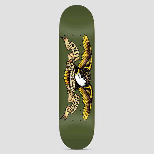 Anti Hero 8.38 Team Classic Eagle Skateboard Deck Army