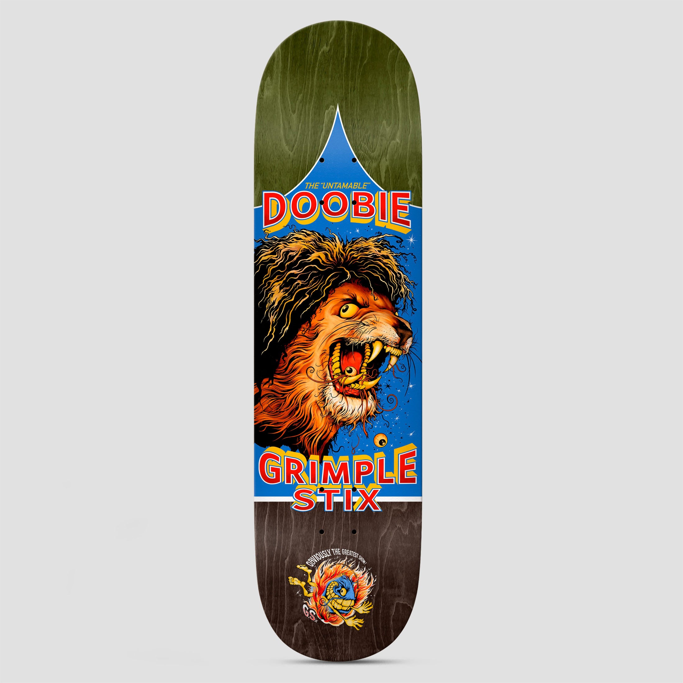 Anti Hero 8.5 Doobie Grimple Obvious Greats Skateboard Deck Multi