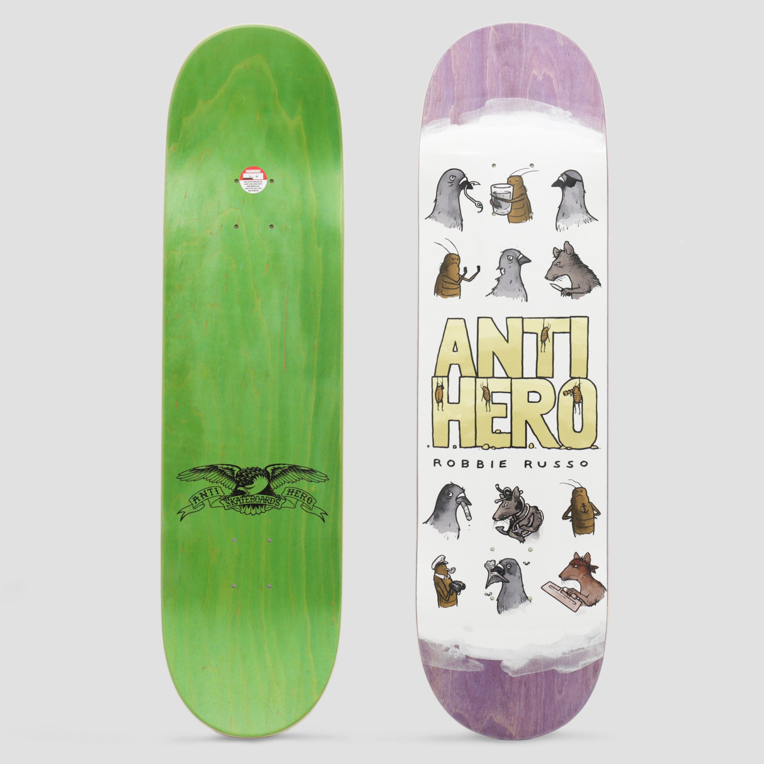 Anti Hero 8.25 Russo Usual Suspects Skateboard Deck Slam City Skates