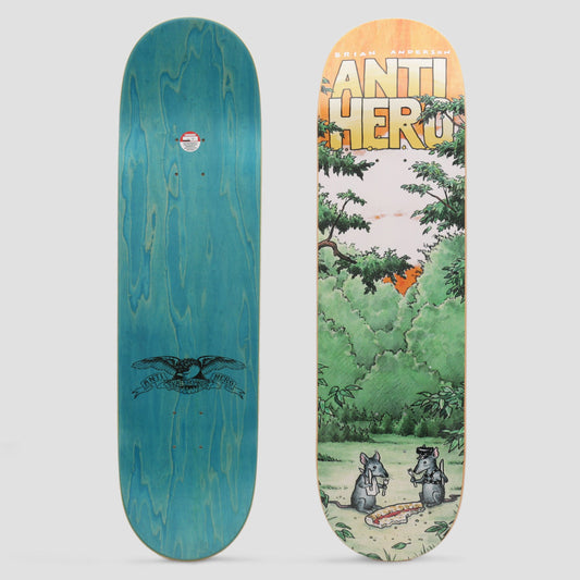 Anti Hero 8.75 Brian Anderson Landscapes Skateboard Deck Green