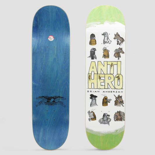 Anti Hero 8.75 Brian Anderson Usual Suspects Skateboard Deck