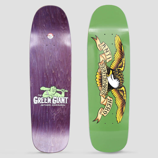 Anti Hero 9.56 Shaped Eagle Green Giant Skateboard Deck Green